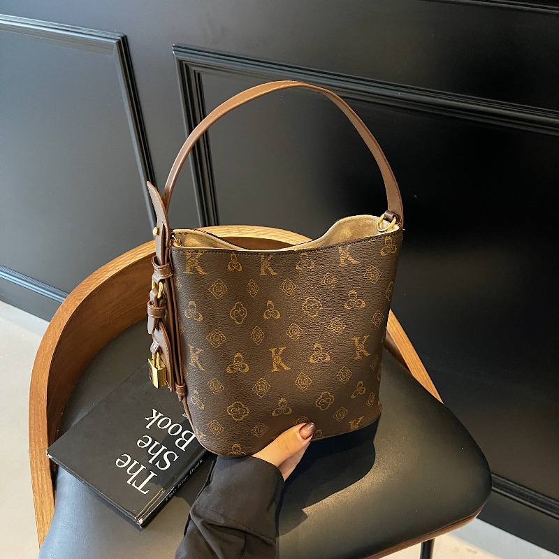 New retro fashion printed buck - Luxury Bags Sale 리뷰 및 가격
