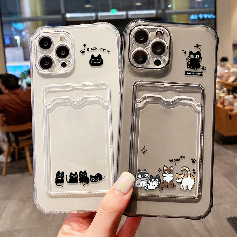 Cute Black Cat Card Holder Wal - Luxury Bags In Store 리뷰 및 가격