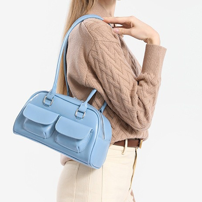 Lady Casual Versatile Solid Sh - Luxury Bags Girls 리뷰 및 가격