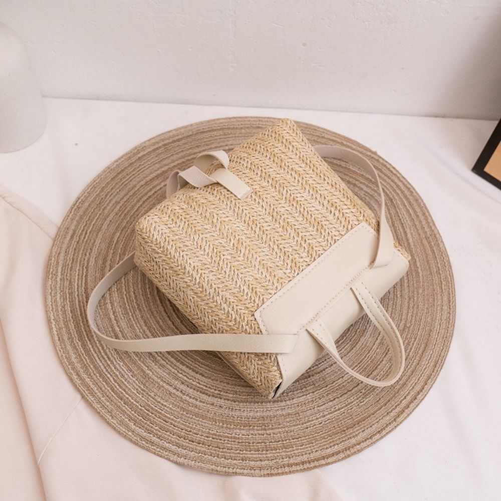 Fashion PU Leather Straw Backp - Luxury Bags Vintage 리뷰 및 가격