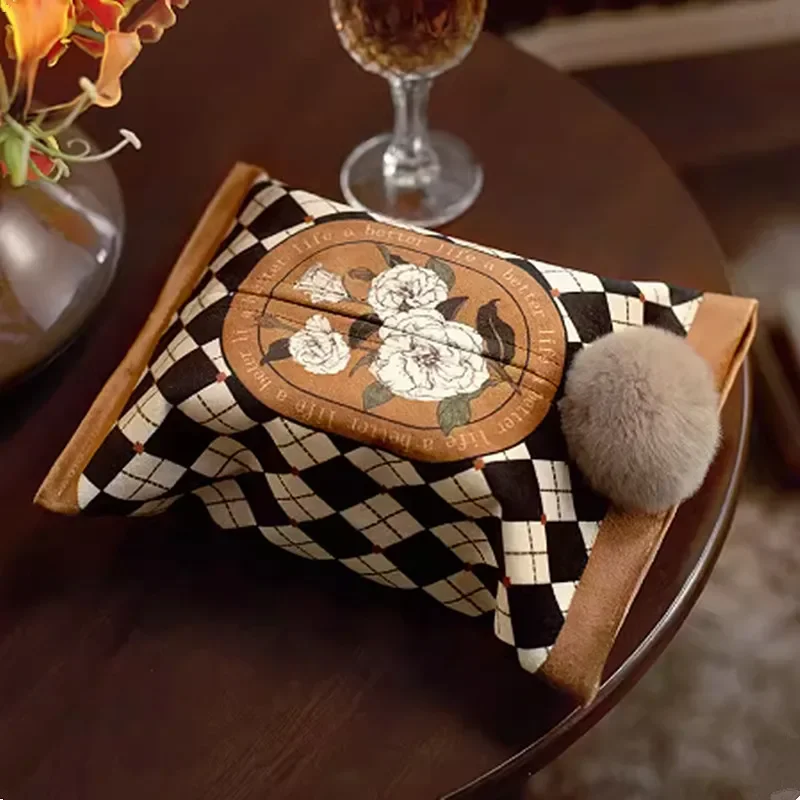 Light Luxury Tissue Box, Retro - Luxury Bags Hand Painted 리뷰 및 가격