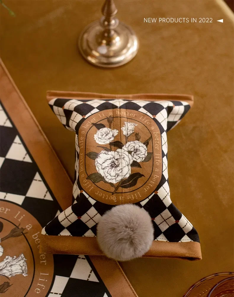 Light Luxury Tissue Box, Retro - Luxury Bags Hand Painted 리뷰 및 가격